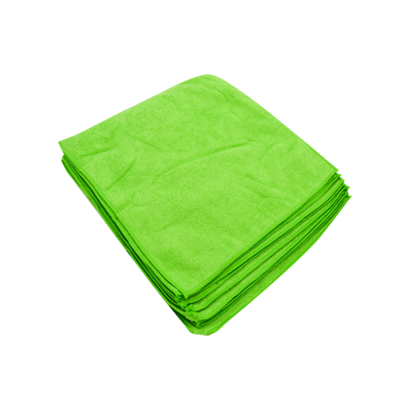 Ecotech 32x32cm Microfibre Green Cloth, MCF10G (Pack of 10) - Tool Souk